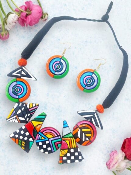 Handcrafted Terracotta Jewelry Set