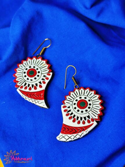 Royal Terracotta Earrings – Exquisite and Lightweight